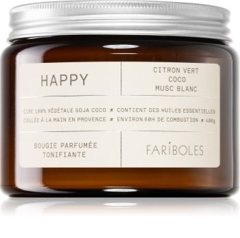 FARIBOLES Green Happy Tuoksukynttilä