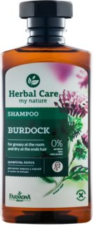 Farmona Herbal Care Burdock Sampon pentru scalp gras si fire de par cu terminatii uscate