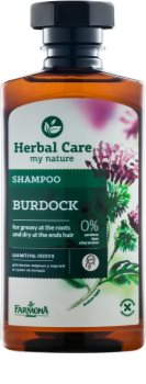 Farmona Herbal Care Burdock Shampoo für fettige Haare und trockene Haarspitzen