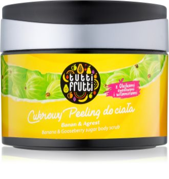 Farmona Tutti Frutti Banana & Gooseberry cukrový tělový peeling