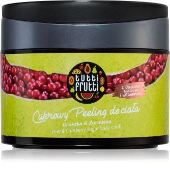 Farmona Tutti Frutti Pear & Cranberry cukrový peeling na tělo