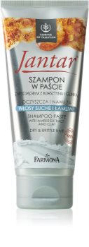 Farmona Jantar Amber Extract & Clay shampoo detergente per capelli secchi e fragili