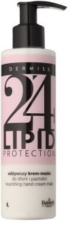 Farmona Dermiss Lipid Protection creme-máscara de noite nutritivo para mãos e unhas