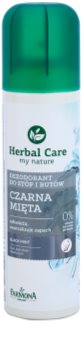 Farmona Herbal Care Black Mint Deodorant Spray For Legs And Shoe