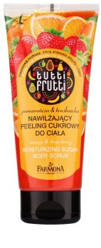 Farmona Tutti Frutti Orange & Strawberry peeling hidratante de açucar para corpo