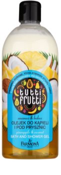 Farmona Tutti Frutti Pineapple & Coconut aceite de ducha y baño