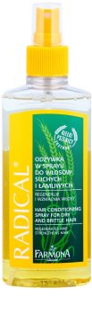 Farmona Radical Dry & Brittle Hair condicionador em spray com efeito regenerador