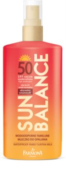 Farmona Sun Balance védő naptej az egész családnak SPF50