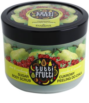 Farmona Tutti Frutti Pear & Cranberry peeling de açúcar para corpo