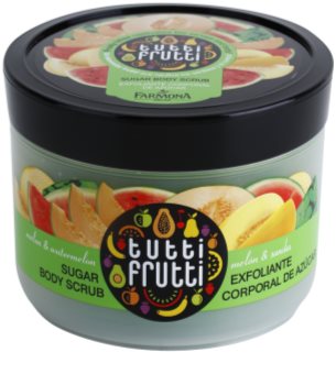 Farmona Tutti Frutti Melon & Watermelon exfoliante a base de azúcar para el cuerpo