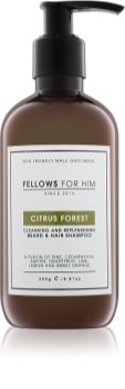 Fellows for Him Citrus Forest șampon pentru păr și barbă