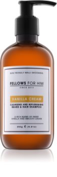 Fellows for Him Vanilla Cream șampon pentru păr și barbă