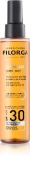 Filorga UV-Bronze слънцезащитно масло за постигане на тен SPF 30