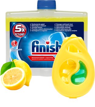 Finish Dishwasher Cleaner Lemon set la un preț mai avantajos