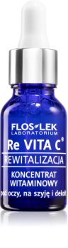 FlosLek Laboratorium Re Vita C 40+ concentrato alle vitamine per occhi, collo e décolleté