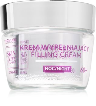 FlosLek Laboratorium Skin Care Expert Snake crema de noche efecto relleno 60+