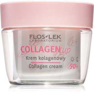 FlosLek Laboratorium Collagen Up Tages- und Nachtscreme gegen Falten 50+