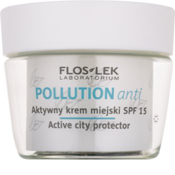 FlosLek Laboratorium Pollution Anti creme de dia ativo SPF 15