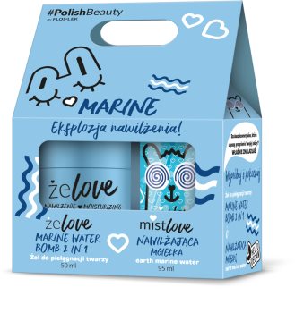 FlosLek Laboratorium ŻELOVE Marine σετ δώρου (Για το πρόσωπο)