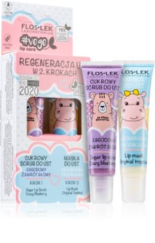 FlosLek Laboratorium Vege Lip Care Regeneration Geschenkset (für trockene Lippen)