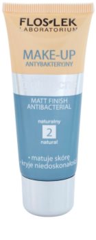 FlosLek Laboratorium Anti Acne mattierendes Foundation für fettige Haut mit Neigung zu Akne
