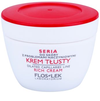 FlosLek Laboratorium Dilated Capillaries crema nutritiva para pieles sensibles y con rojeces