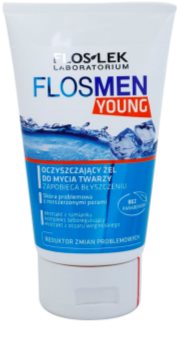 FlosLek Laboratorium FlosMen Young gel limpiador matificante