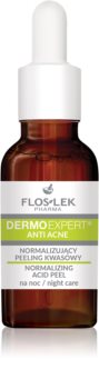 FlosLek Pharma DermoExpert Acid Peel soin de nuit normalisant pour peaux à imperfections