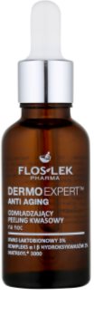 FlosLek Pharma DermoExpert Acid Peel trattamento notte ringiovanente effetto esfoliante