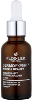 FlosLek Pharma DermoExpert Acid Peel rozjasňující noční péče proti pigmentovým skvrnám
