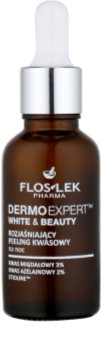 FlosLek Pharma DermoExpert Acid Peel озаряваща нощна грижа против пигментни петна