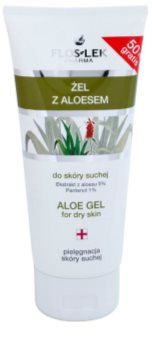 FlosLek Pharma Dry Skin Aloe Vera gel rigenerante per viso e décolleté