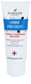 FlosLek Pharma Eye Care krema za predel okoli oči z luteinom in smetilko