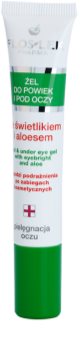 FlosLek Pharma Eye Care gel para o contorno dos olhos com luteína e alóe vera