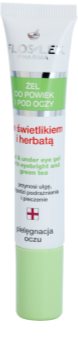 FlosLek Pharma Eye Care Gel für den Augenbereich mit Gemeinem Augentrost und grünem Tee