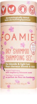 Foamie Berry Blonde Dry Shampoo száraz sampon por formában a szőke és melírozott hajra