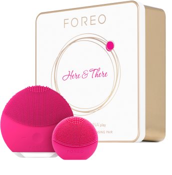FOREO Gift Set Here & There coffret I. (para limpeza facial perfeita) para mulheres
