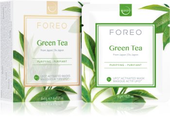 FOREO Farm to Face Green Tea osvježavajuća i umirujuća maska