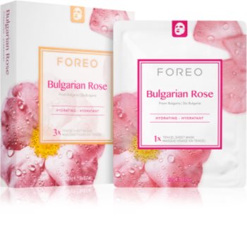 FOREO Farm to Face Sheet Mask Bulgarian Rose hidratáló gézmaszk