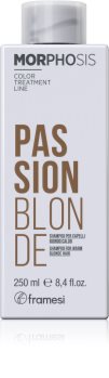 Framesi Morphosis Passion Blonde šampon pro teplé odstíny blond