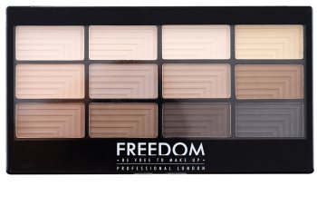 Freedom Pro 12 Audacious Mattes szemhéjfesték paletta applikátorral