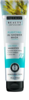 Freeman Beauty Infusion Sea Kelp + Probiotics čisticí maska do sprchy