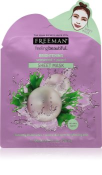 Freeman Feeling Beautiful rozjasňující plátýnková maska s výtažky z mořských řas