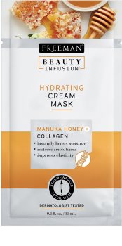 Freeman Beauty Infusion Manuka Honey + Collagen hidratantna kremasta maska za normalnu i suhu kožu