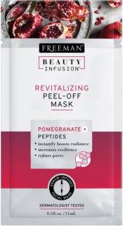 Freeman Beauty Infusion Pomegranate + Peptides Revitaliserende ansigts peel off maske