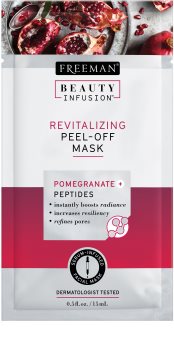 Freeman Beauty Infusion Pomegranate + Peptides revitalisierende Peel-off Maske