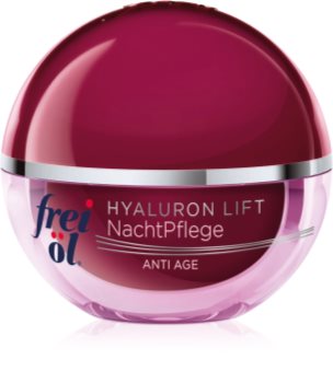 frei öl Anti Age Hyaluron Lift noćna krema za regeneraciju i učvršćivanje protiv bora