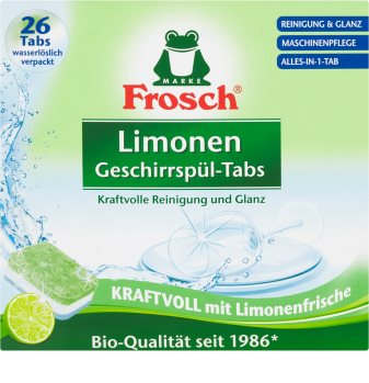 Frosch All in One Limonen таблетки за съдомиялна машина