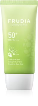 Frudia Sun Green Grape Sebum Control gel cu protectie solara hidratant pentru ten gras și mixt