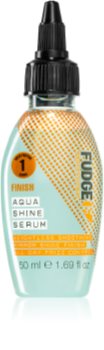 Fudge Finish Aqua Shine Serum Gladmakende Serum  voor Glanzend en Zacht Haar
